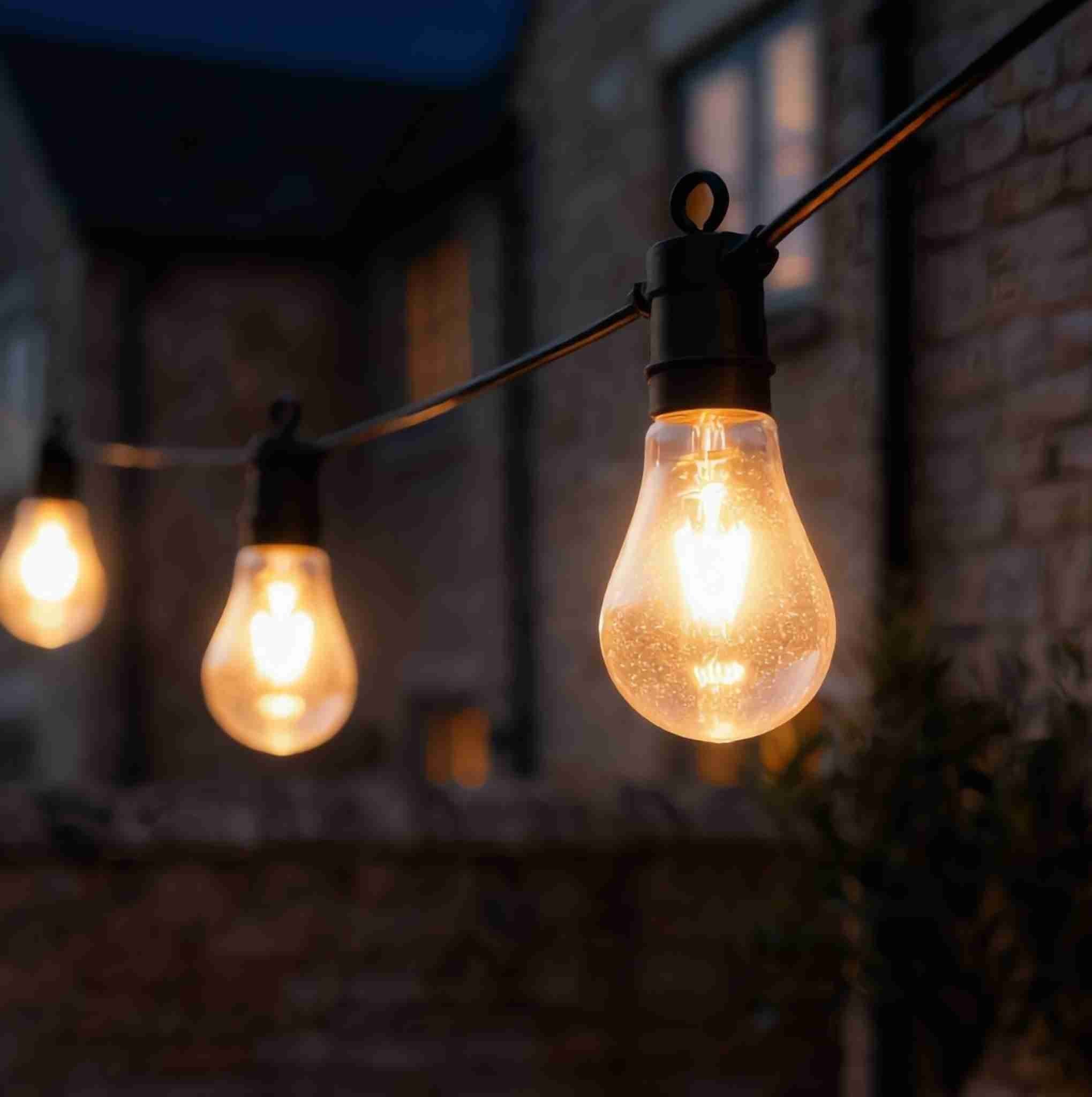 Connectable Edison Shaped Bulb Festoon Lights